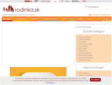 Tablet Screenshot of dovolenka.rodinka.sk