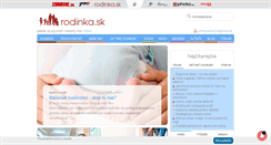 Desktop Screenshot of detskechoroby.rodinka.sk