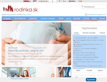 Tablet Screenshot of detskechoroby.rodinka.sk
